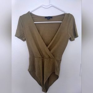 OD Green Bodysuit by Forever21, Small